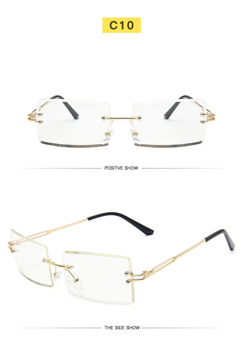 2021 fashion sunglasses anti-blue light flat mirror men and women Vintage Retro Hip Hop Style Sun Glasses