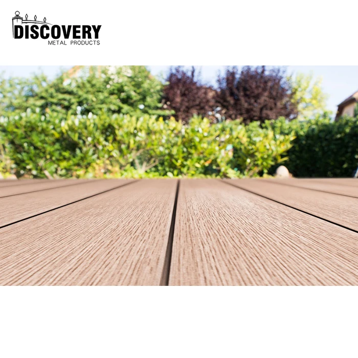 Wholesale Outdoor Recyclable Co-Extrusion Decorative Garden Wood Plastic Composite WPC Decking Flooring Without Gap