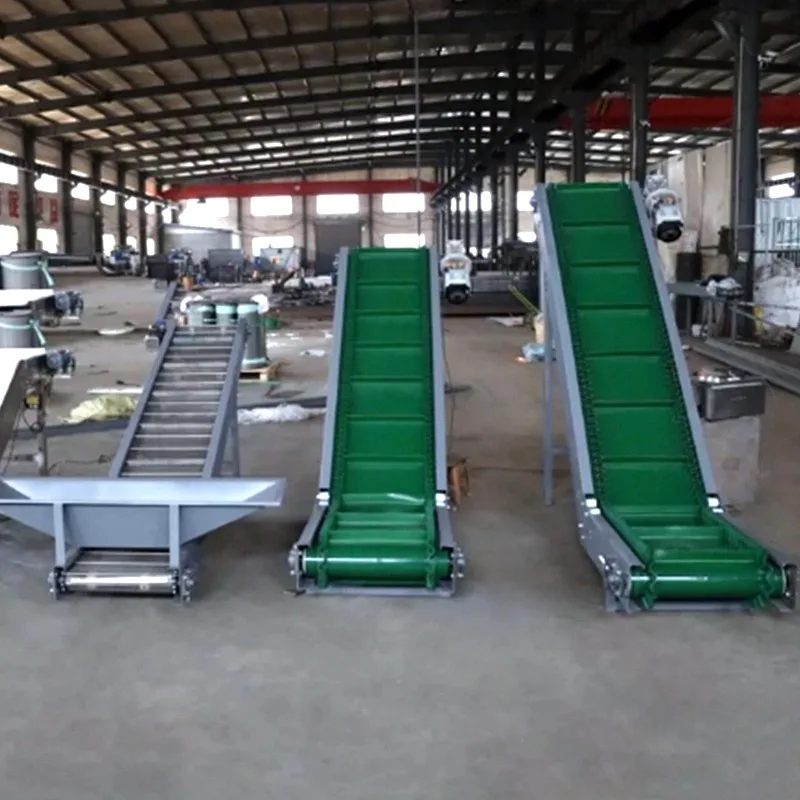 FBD Transport Grain Concrete Cement Food Packing Bag Portable loading Inclined Belt Conveyor