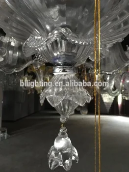 Factory Direct Sale Fancy Light Glass Lighting Modern Decoration Murano Chandelier Lamp Hotel Church Decoration Chandelier