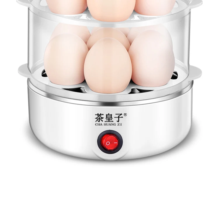 
Wholesale stainless steel electric cooker double layer 14 egg boiler egg cooker 