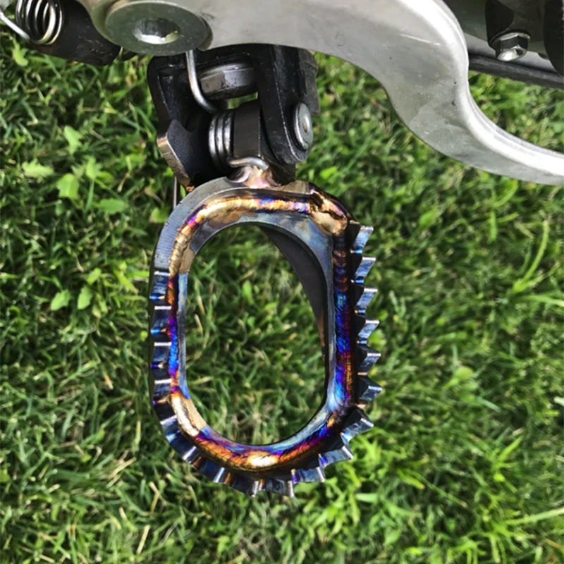 titanium gr5 foot pegs  for KTM dirt bike
