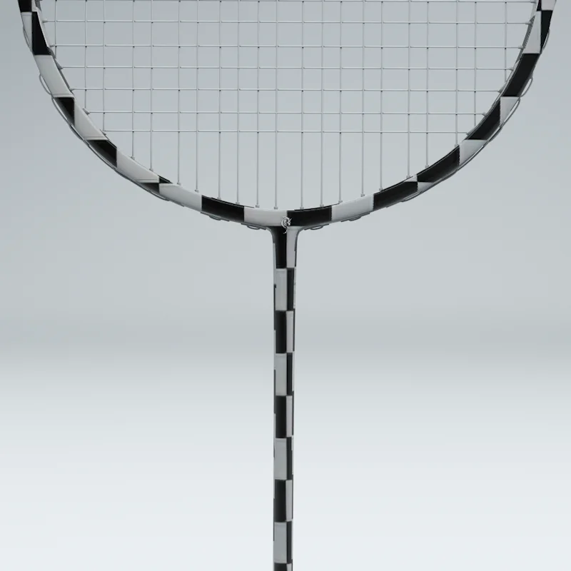 black and white checkerboard ultra lightweight adult products modulus wholesale cheap design top brand badminton racket