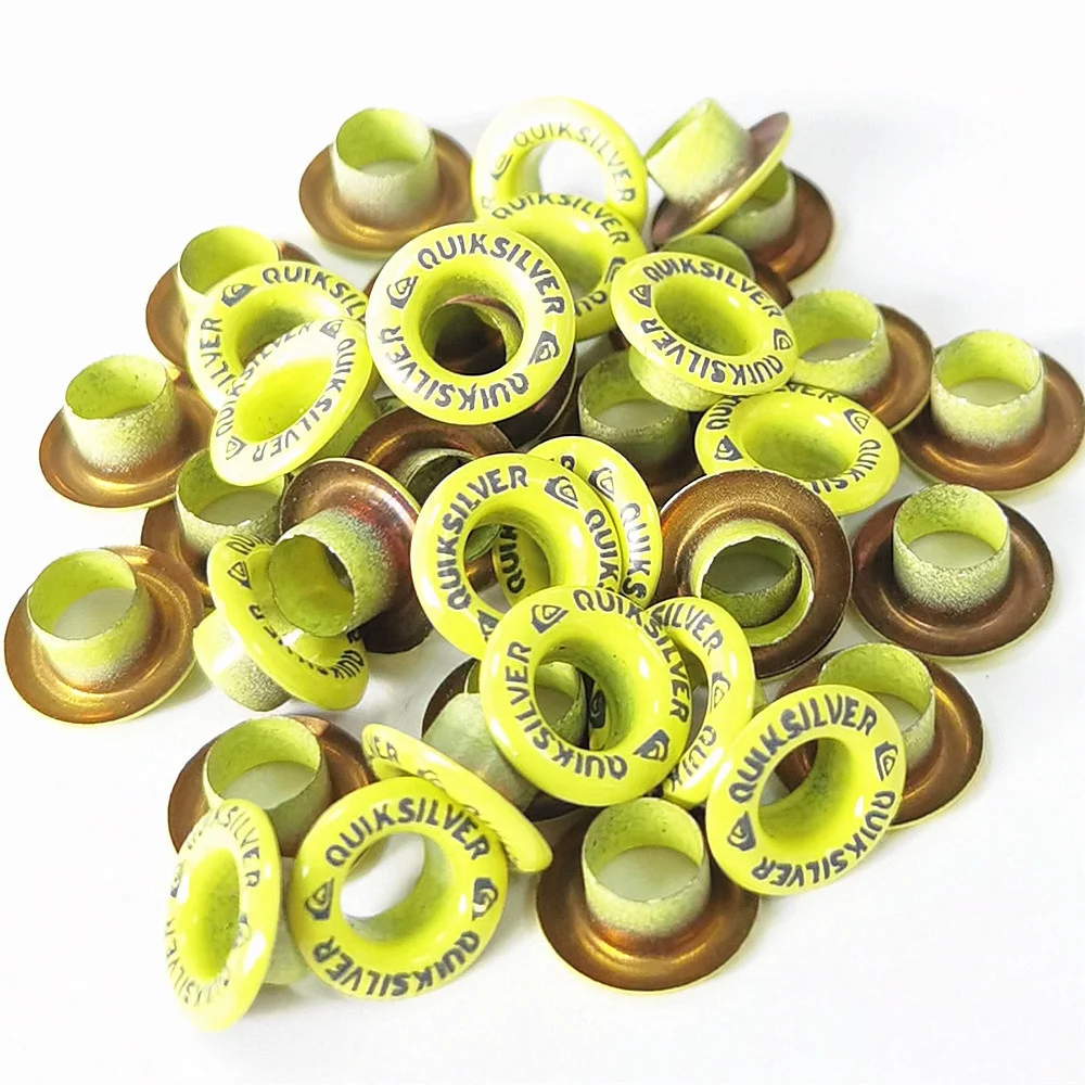 Spray Paint Colorful Grommets Metal Eyelets Color Paint Eyelet Metal Eyelet Plating Colored