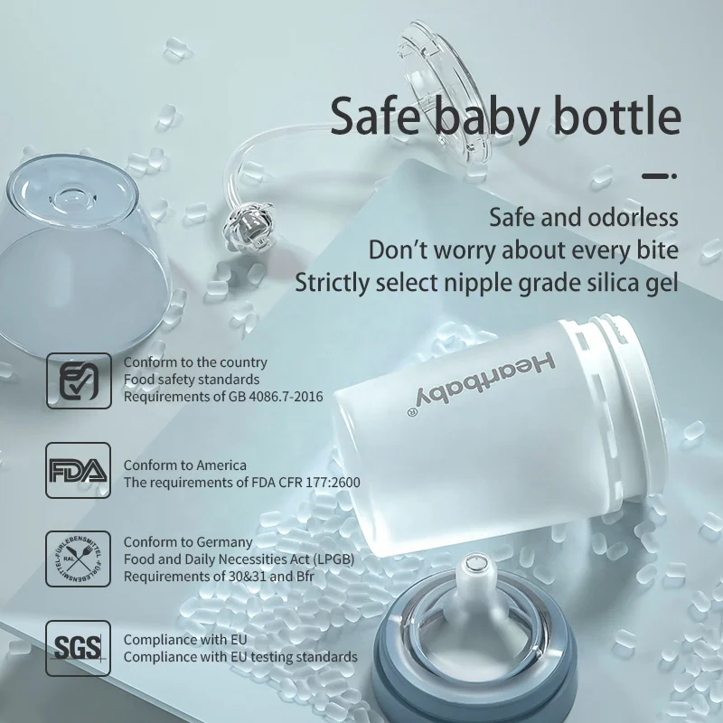 
2021 New Product Round Small Silicone feeding-bottle For Toddler Kids 