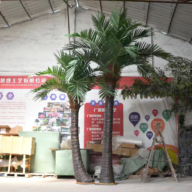 preserved coconut palm tree 3m coconut tree for outdoor high quality tall artificial palm trees