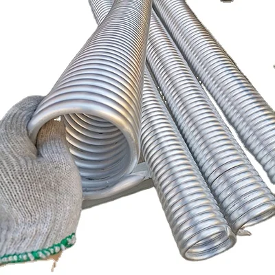 Custom size Pure Aluminum Pipe/Tube Adjustable Straight Aluminum Coil Tube