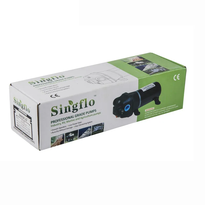 Singflo FL-40 4.5GPM cost-efficient automatic demand 12v dc RV high flow marine sea water pump for Motorhome/Caravans/Boats