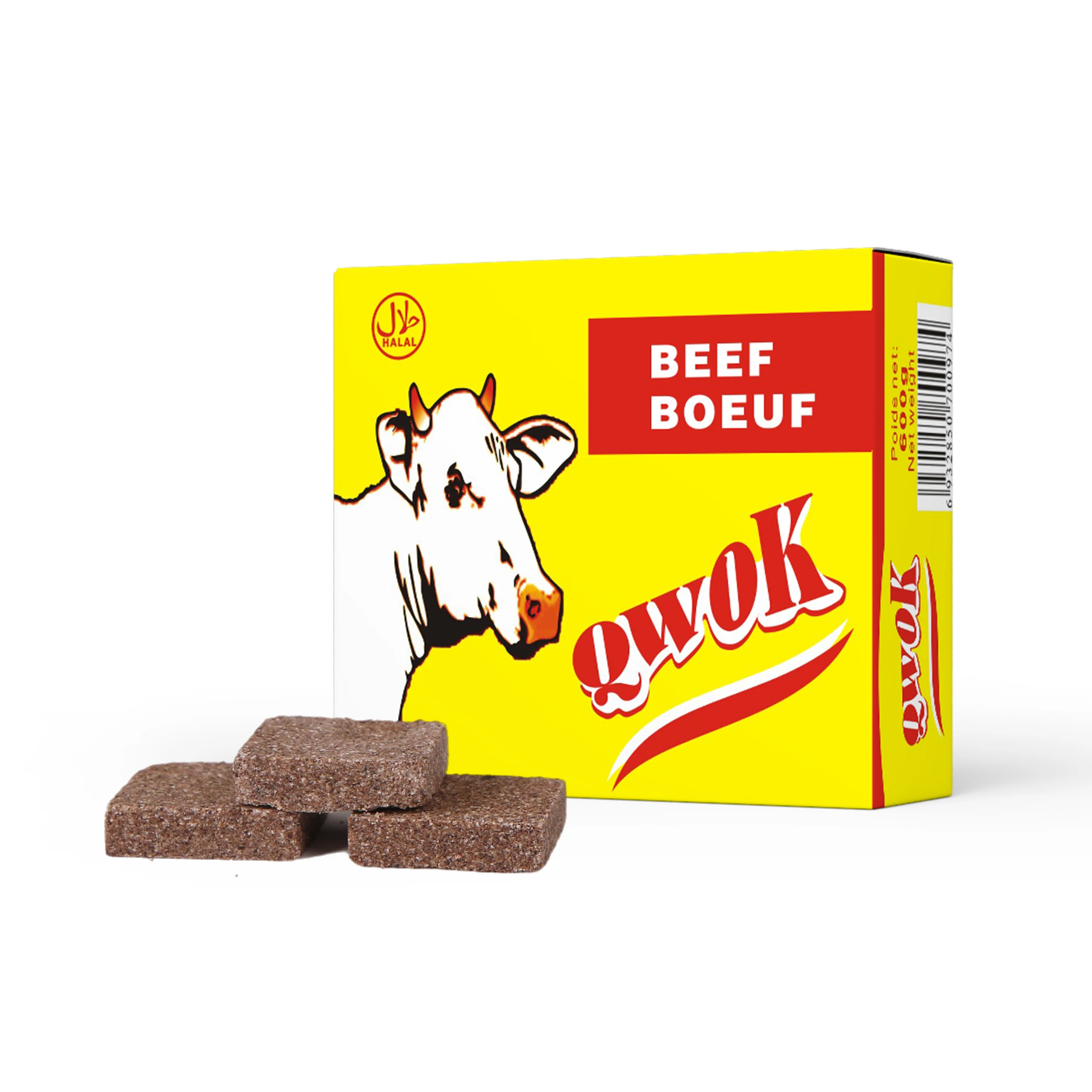 HALAL natural 10g beef bouillon cube seasoning cube broth cube wholesale