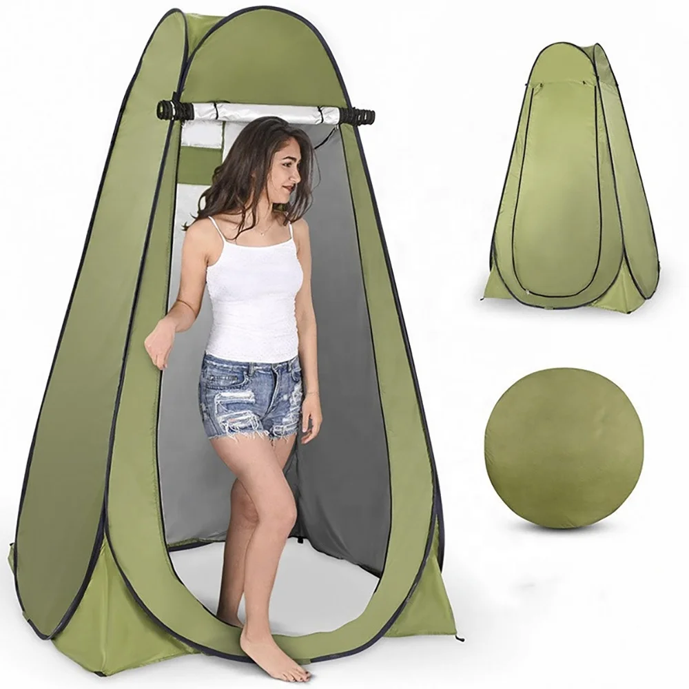 3-4 person Outdoor Simple Portable Pop Up Camping Shower Changing Tent