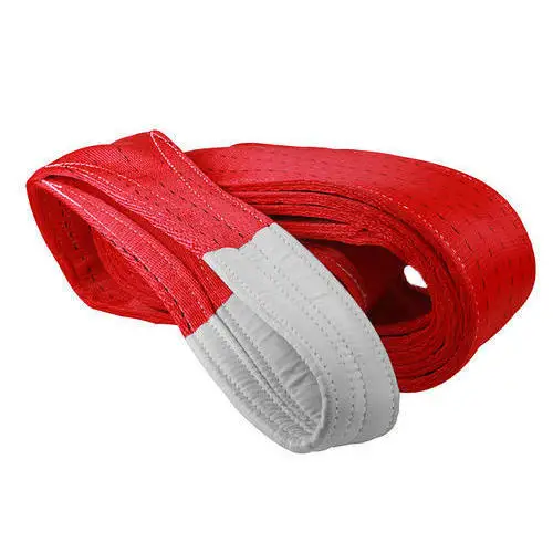 7:1 mm 5 Ton red Polyester Webbing Sling 5meter Lifting Sling Wire Rope Lifting Loop