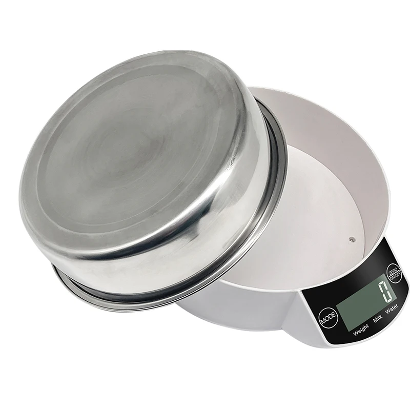Stainless Steel Food Scale with Bowl 5kg Digital Household Scale