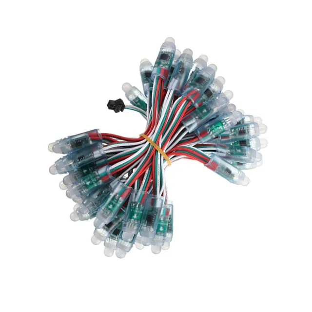 Wholesale 12mm WS2811 IC Full Color Pixel LED Light DC 5V input IP68 waterproof 2811 RGB Digital LED Pixel Light