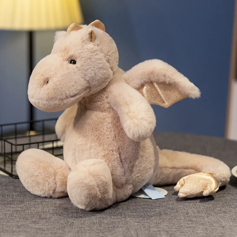 Chique Ready to Ship High Quality Soft Dragon Plush Toys Factory Stuffed Animal Dragon Cute Standing Dragon Toy