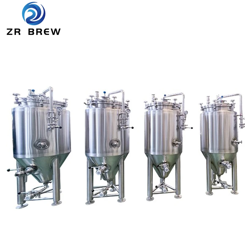 1HL2HL3HL5BBL 10BBL  Stainless Steel Conical Jacketed Beer Fermenter Fermentation Tank with Insulation