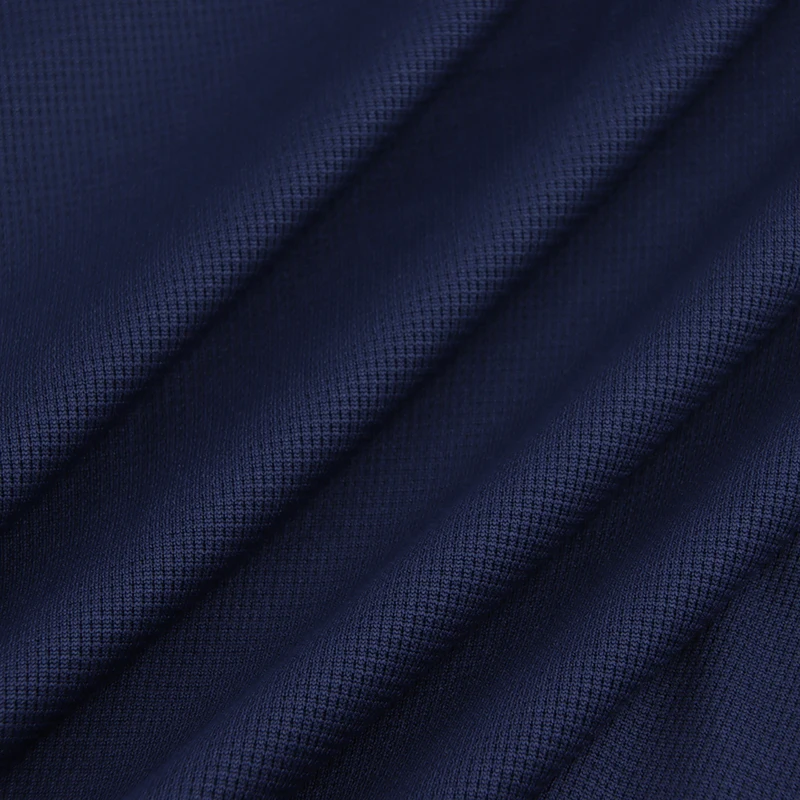 100% Polyester Knit Sport Quick Dry Grid Check Mesh Fabric for Sportswear Breathable T-shirt Garment