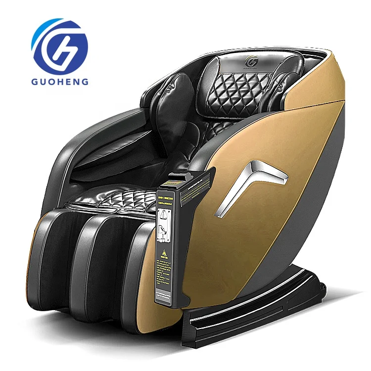 GUOHENG kneading airbag spare parts 4D Zero gravity shiatsu cheap  price full body massage chair with foot massager