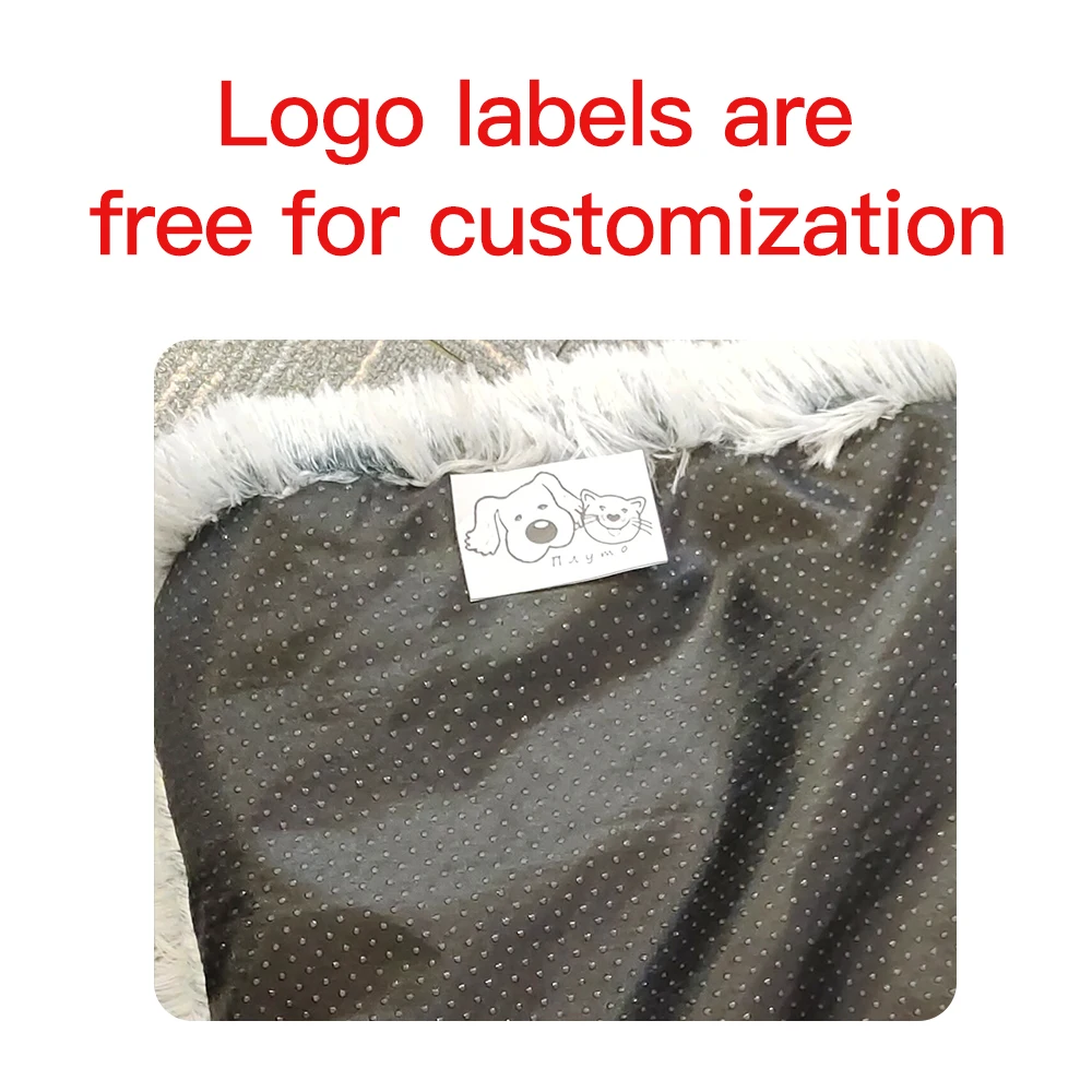 CF factory Orthopedic Calming soft  fluffy plush washable pet supplies memory foam dog bed dog plush pillow orthopedic dog bed