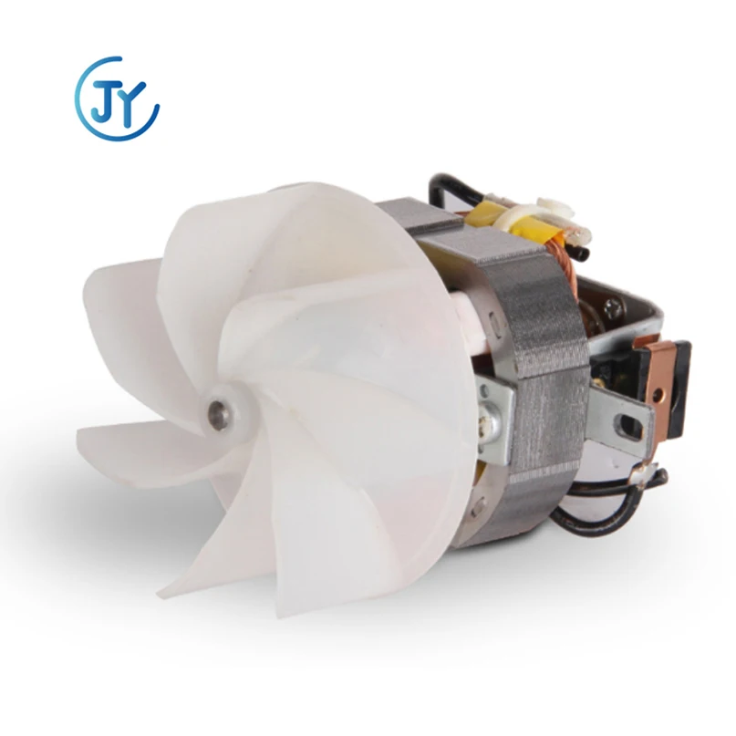 Professional single phase hair dryer ac motor with fan