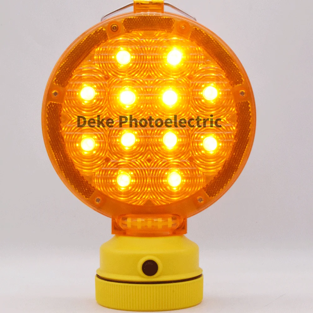 DK high brightness safety traffic warning barricade light road construction led warning light