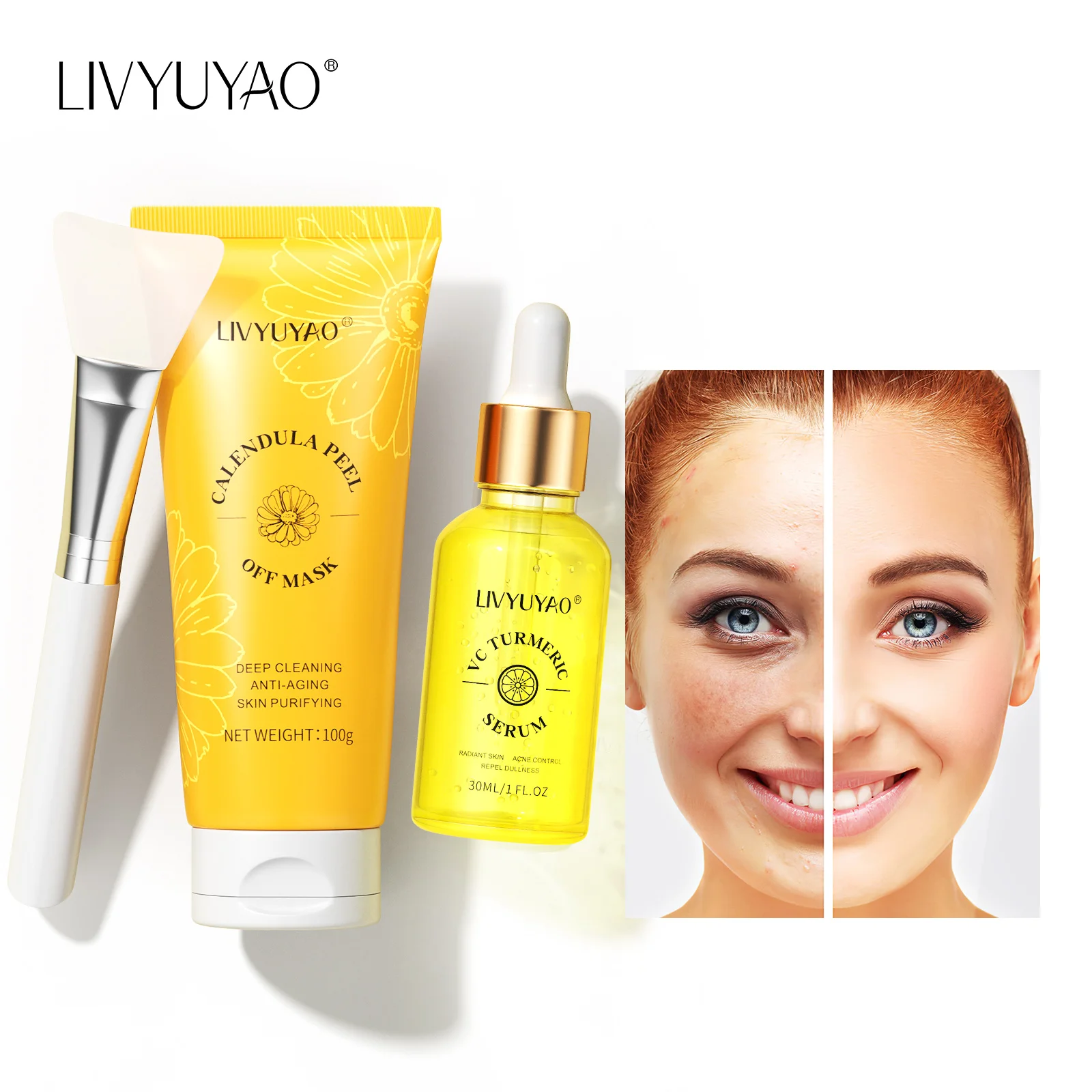 Private Label Chinese Beauty Products Facial Mask Guangzhou Calendula Serum Hydration Repair Men Facial Mask OEM Wholesale