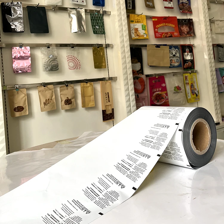 Food Safety Plastic Snack Packaging Film Roll for Cookie Food Packaging Film For Candy Laminating Film Roll