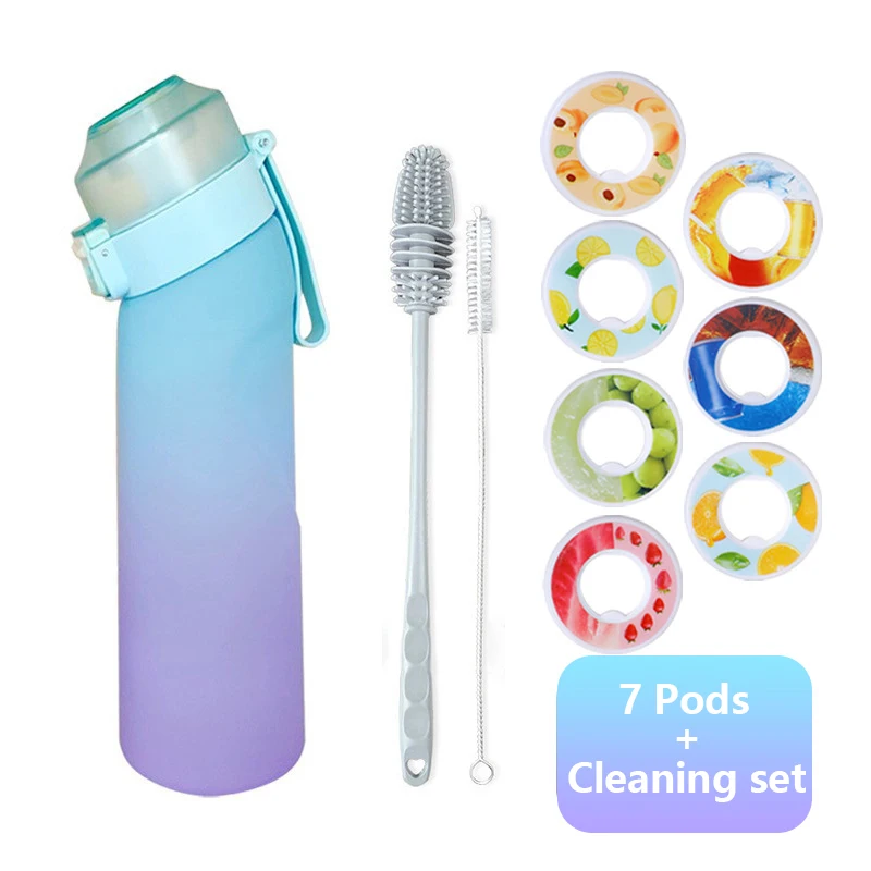 Flavoring Drinking 650ml Bpa Free Mixed Colours Fruit Flavor Cup Tritan Air Up Fruit Flavour Water Bottle with Flavor Pods