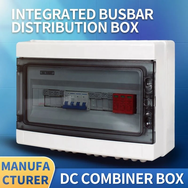 High Quality -PV Input 1 Output 3 Strings With Dc Fuse spd and Mcb Solar Combiner Box
