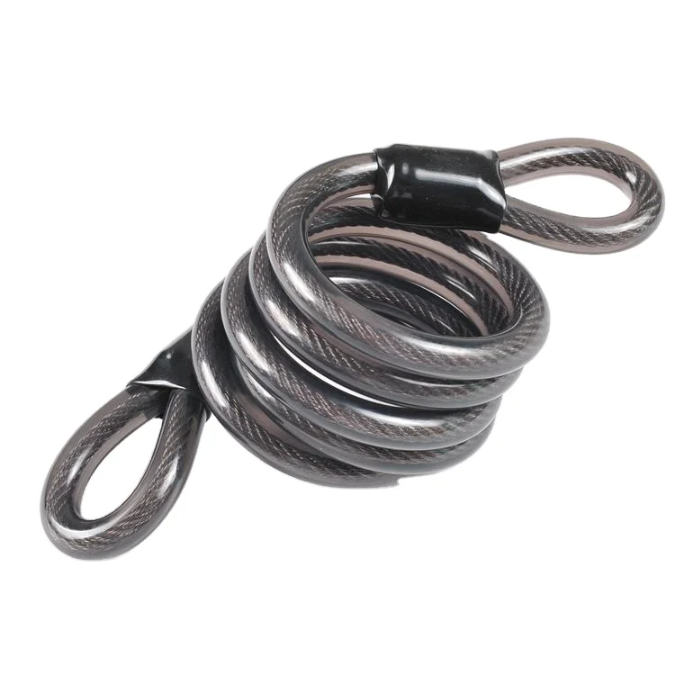YH1408  Steel cable rope chain bicycle  lock Bike wire lock  for motorbike