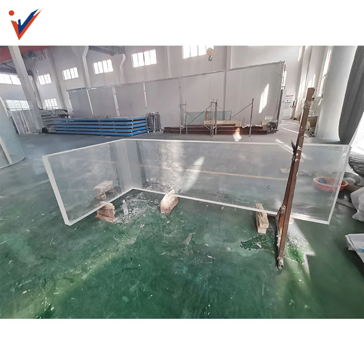 CE approved glass piscines thick transparent plastic sheet acrylic swimming pool cost