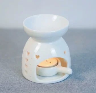 Romantic Ceramic Oil Burner Wax Melt Candle Holder Aromatherapy Furnace Ceramic Oil Stove Furnishings