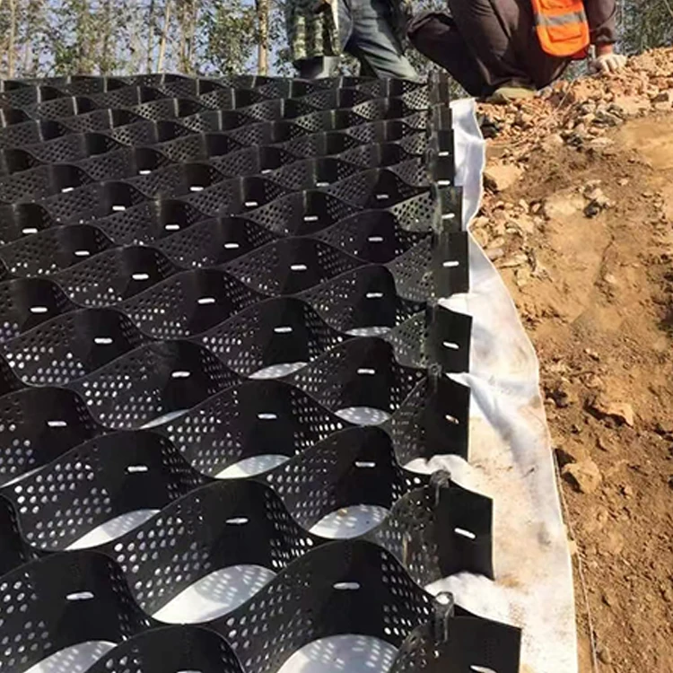 HDPE geocell Driveway Gravel Grid Geocell plastic geowebs good price for road works