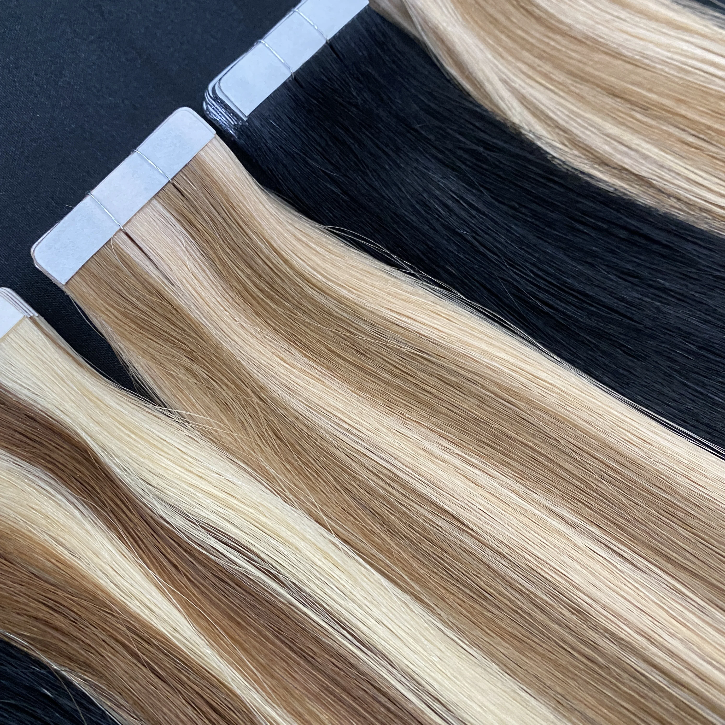 2022 hot sale vietnam tape hair Double Sided Tape Hair Extensions skin weft Double Drawn Invisible Blonde Tape in Hair Extension