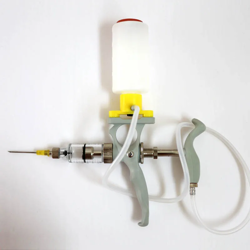Automatic Vaccinator For Poultry injector lock syringe with bottle