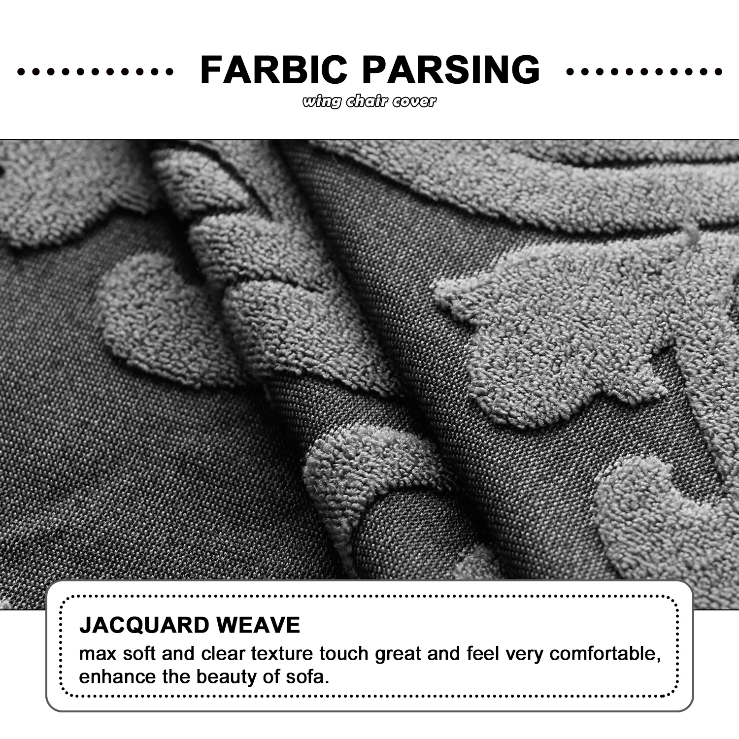 IDO 2023 New All-inclusive Living Room Easy Fitted Spandex Fabric Jacquard Cover