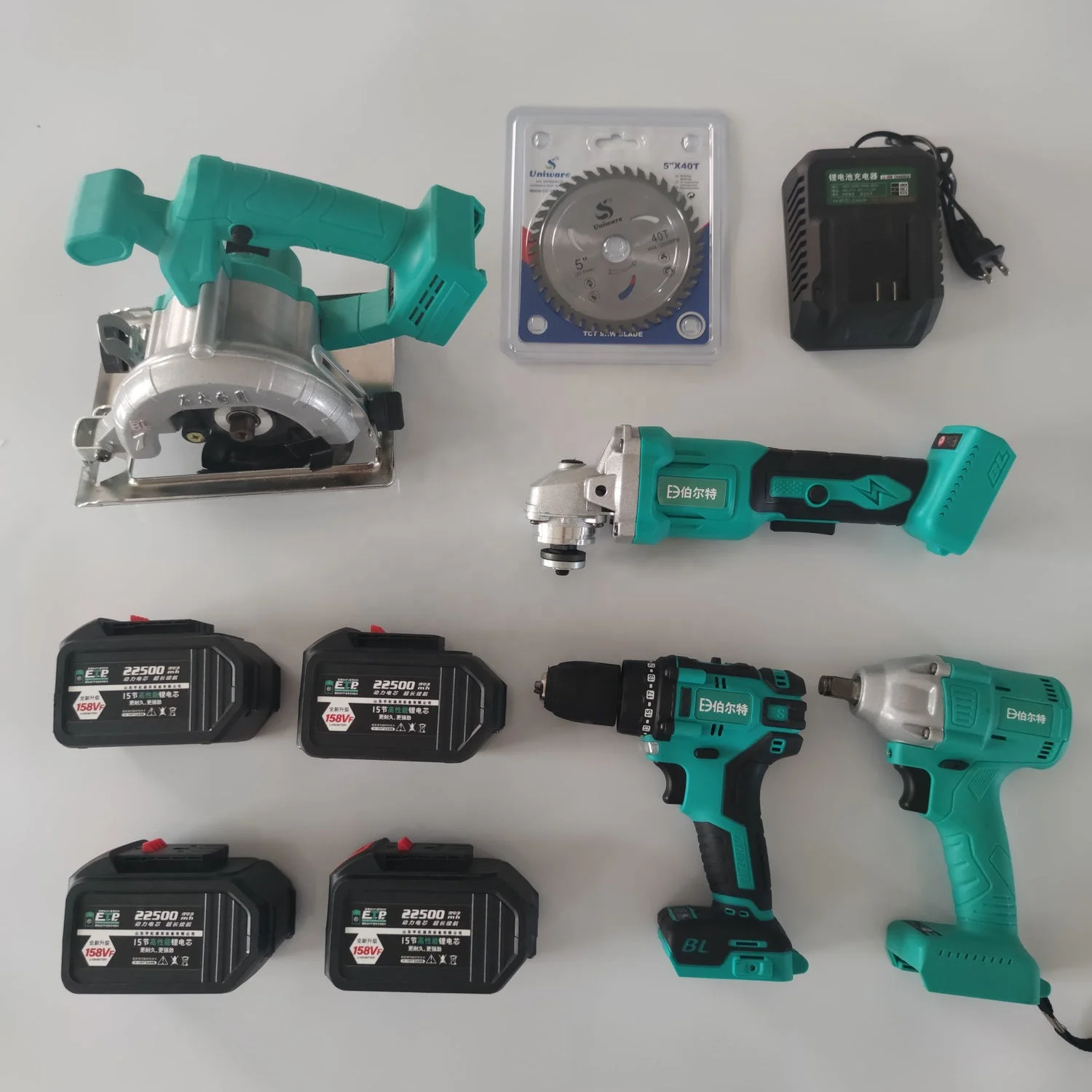 NEW 3PCS Professional Hot Selling Impact Drill Jig Saw and Angle Grinder Power Electrical Tool Sets For Garden