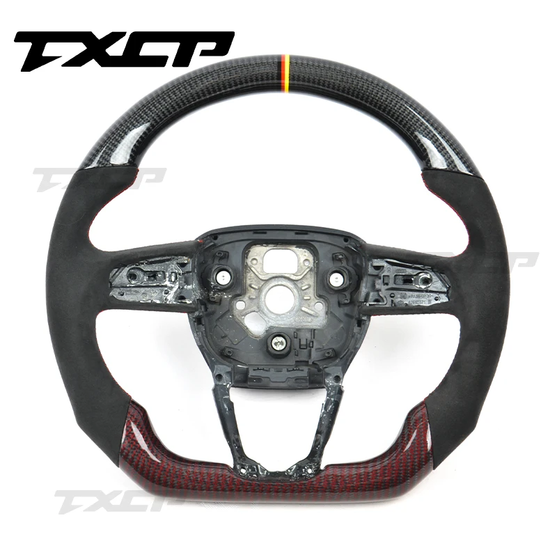 For Audi Q3 Q5 Q7 Q8 Q5L Q7L RSQ7 QSQ5 RSQ8 RSQ3 SQ5 8Y A3 Carbon Fiber Steering Wheel
