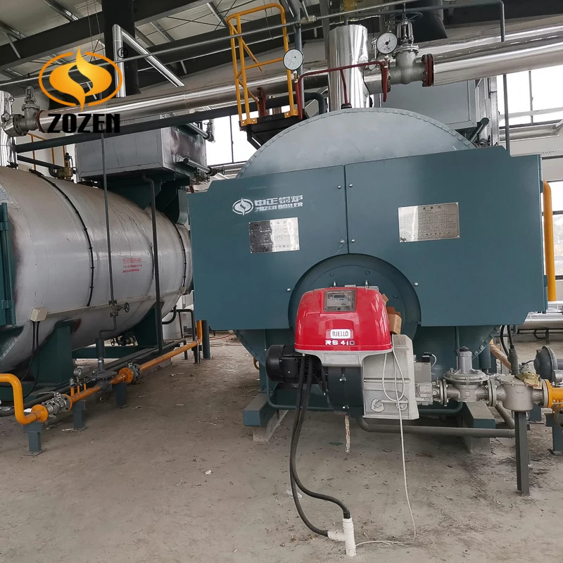 Gas and Oil Fired Three Pass 1ton 5ton 10ton Steam Boiler for Medical Industry