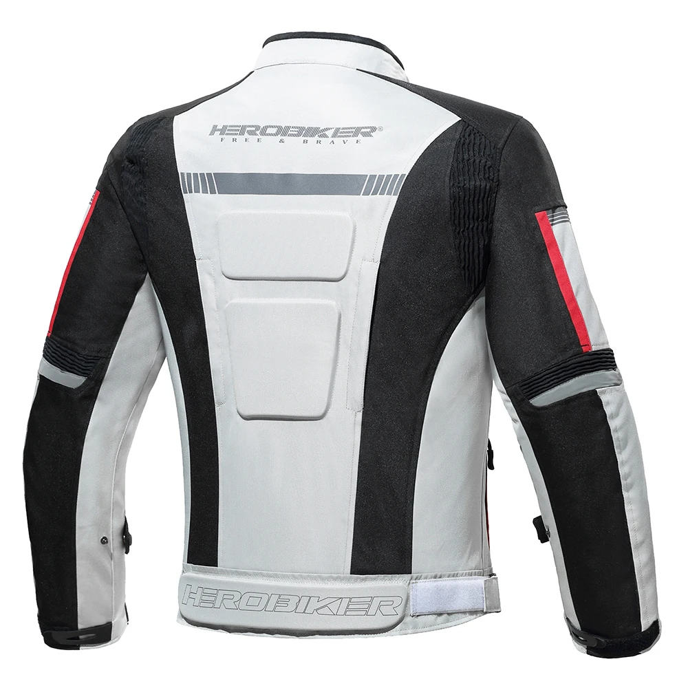 Adventure Biker Waterproof Jackets Men Mesh CE Armored Breathable Motorcycle Riding Jacket and Trouser Protection for Men Riding