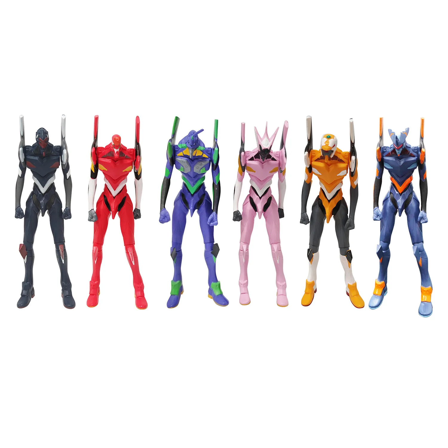 Хит продаж популярная фигурка аниме Evangelion экшн-фигурка EVANGELION-01EVANGELION-02 модель ПВХ кукла для детей