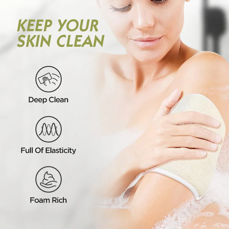 Soft Africa Net Popular Rip-resistant Bath Washcloth Nylon Body Wash Cloth Body Exfoliating Shower Towel For Scrub Your Back