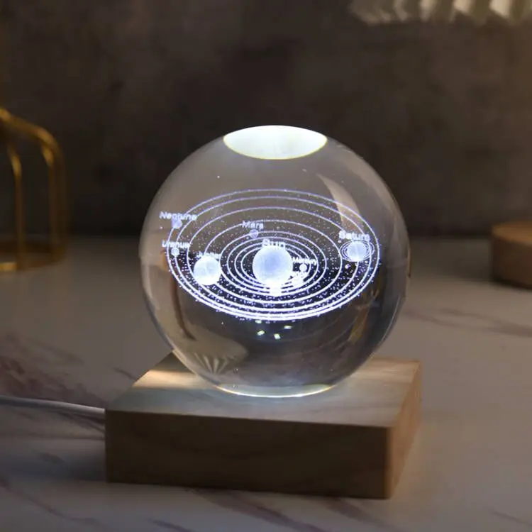 JY New product souvenir gift 3d  laser crystal ball