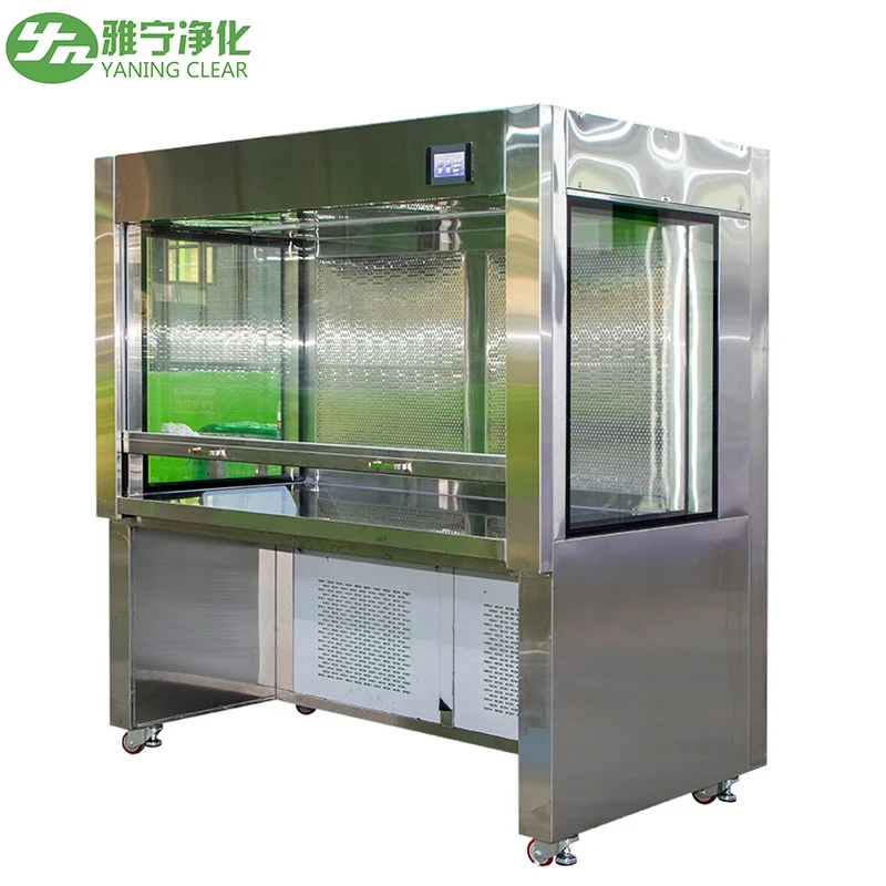 YANING ISO5 Lab Horizontal Laminar Flow Hood with Hepa Filter Laminar Flow Cabinet Clean Bench