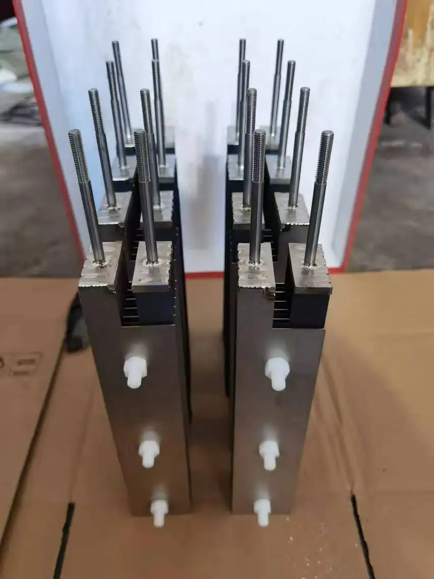 ruthenium iridium coated MMO titanium anode titanium electrode chlorine generator used for Electrolytic sodium chloride