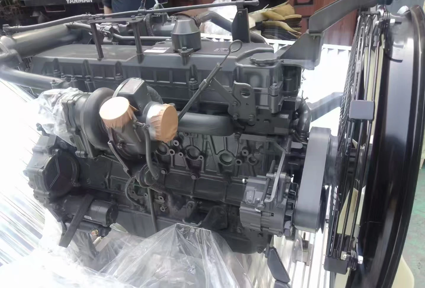 Isuzu 6BG1 дизельный lnine 6-цилиндровый судовой двигатель с непосредственным впрыском водяным охлаждением