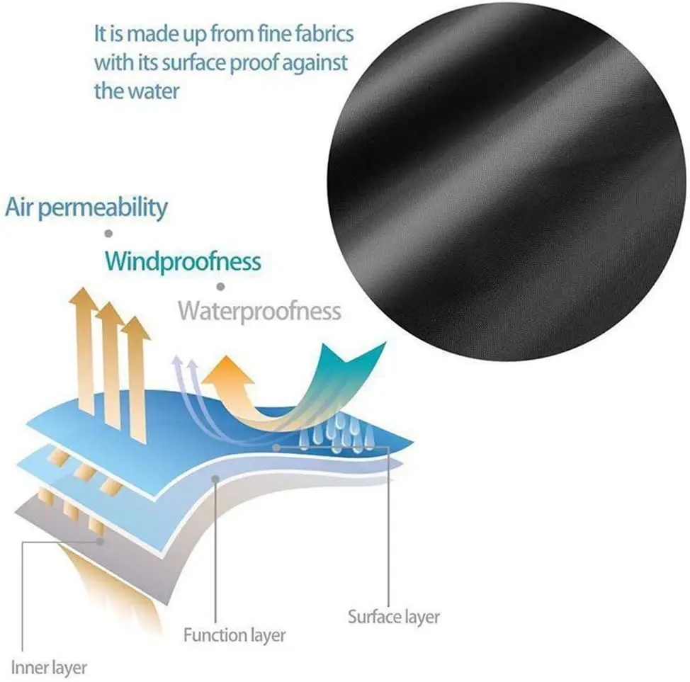 Outdoor Waterproof UV Protection Polyester Tear Resistant Dust Bike Cover Heavy Duty Bicycle Cover for All-Season