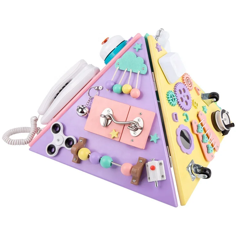 Заводские новые детские игрушки, детская пирамида, занятый домик, складная доска, Обучающие деревянные обучающие игрушки