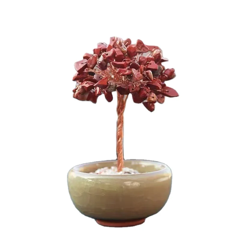 high quality fenshui amethyst crystal tree money lucky gem tree  gem wishing tree