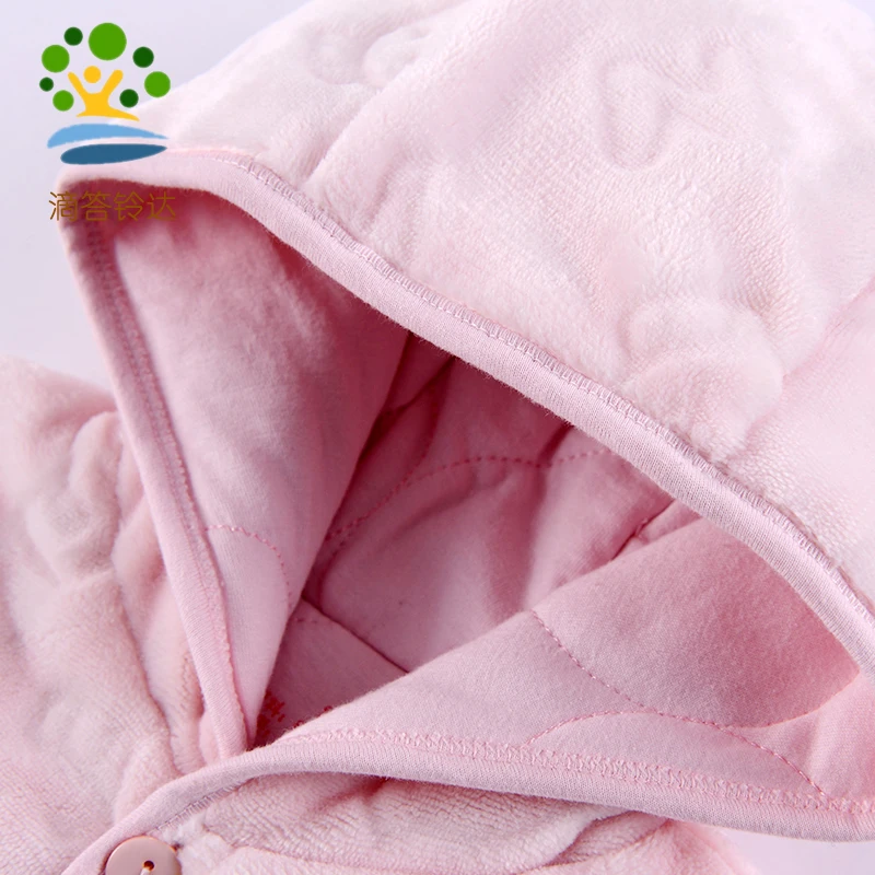 
Safe And Healthy velvet Baby girl Cardigan Vest Hooded Waistcoat 