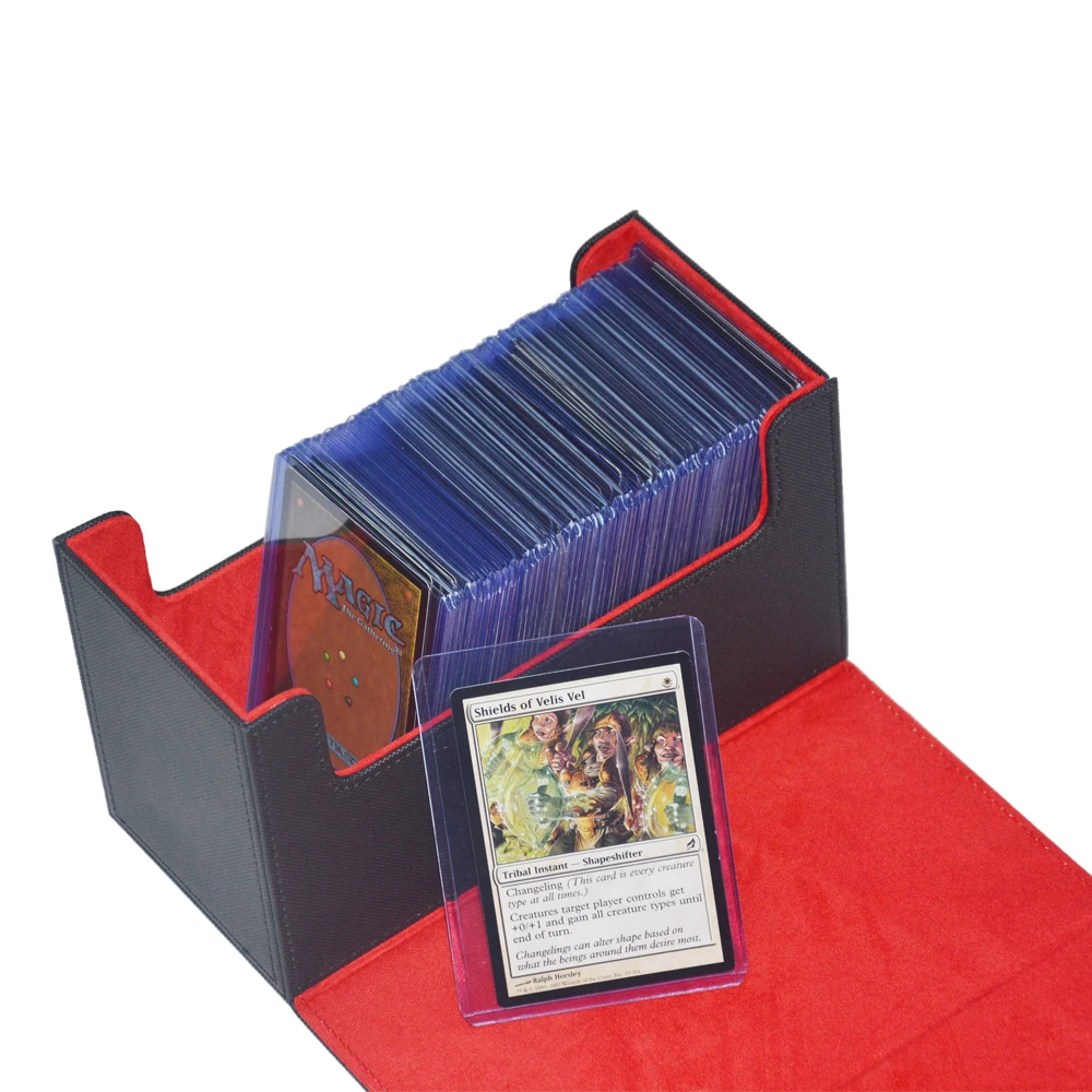 Wholesale Luxury PU Leather Storage Box For Toploader Ul-tra-pro